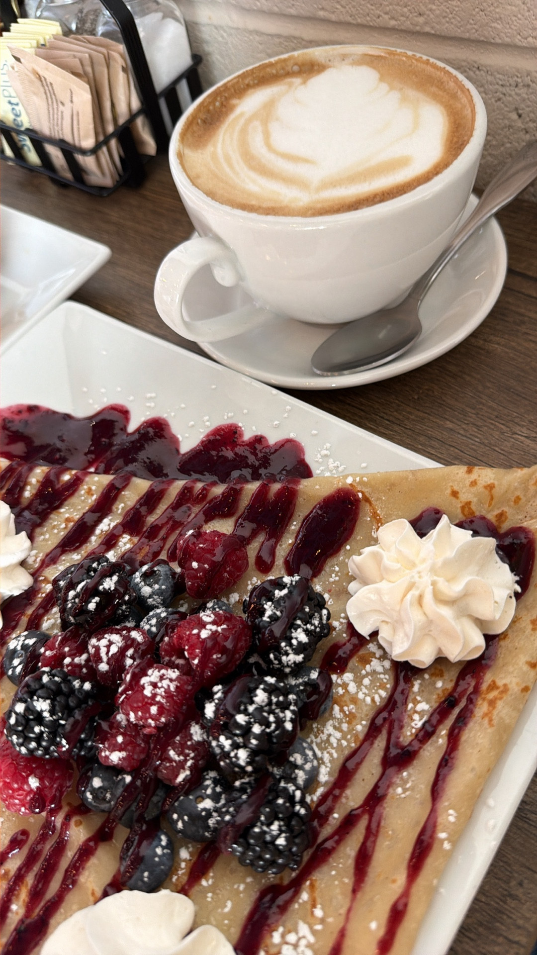 Sister date at le Café Central 🥐☕️ Quiche was good, but the berry crêpe? Totally stole the show. Can’t wait to be back!

#LTKdayinmylife #LTKfoodie