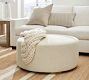 Universal Upholstered Round Ottoman | Pottery Barn (US)