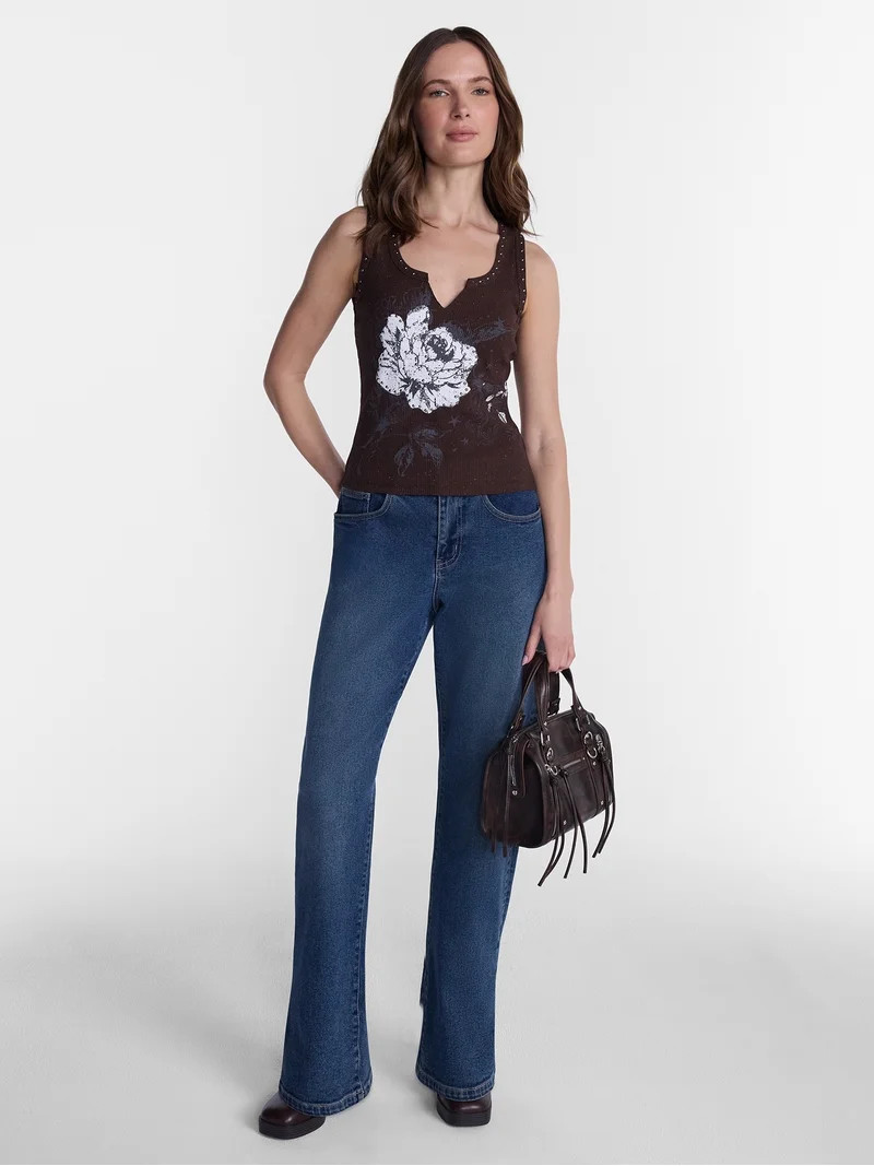 Madden NYC Women\u2019s Graphic Tank Top, Sizes XXS-XXL | Walmart (US)