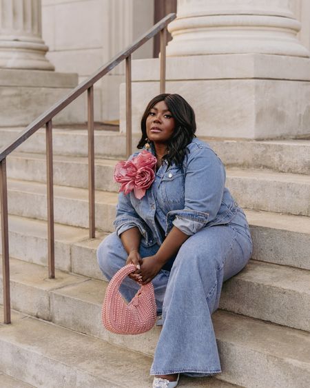 This denim on denim look is such a statement. From the accessories to the fit, this outfit is unforgettable! I mean, look at that cutie flower on my jacket💐 Obsessed.

plus size fashion, denim on denim, spring outfit inspo, summer vacation, plus size fashion, fashion trends, two piece, mid size, plus size

#LTKsalealert #LTKplussize #LTKfindsunder100

#LTKPlusSize #LTKFindsUnder50 #LTKFindsUnder100
