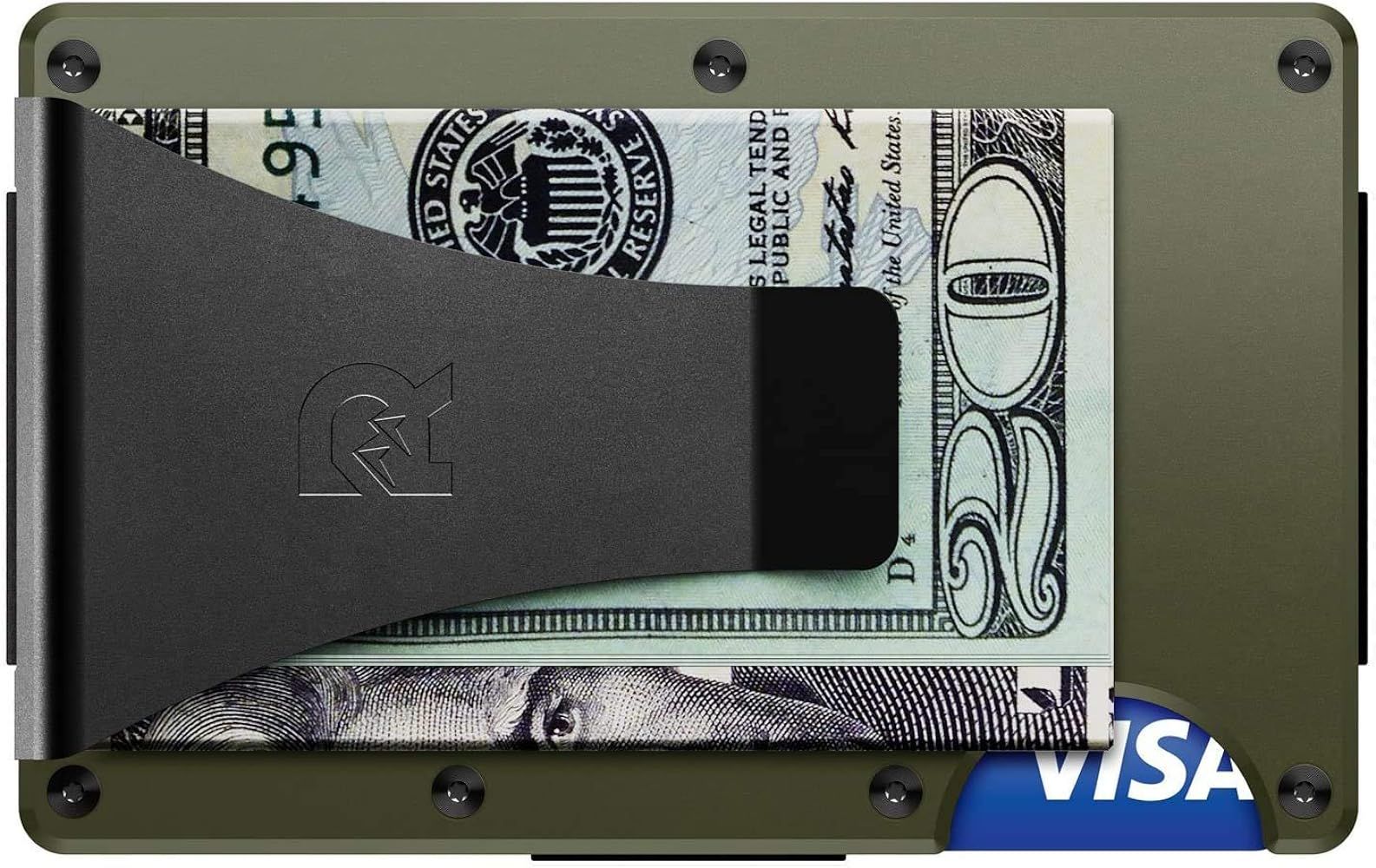 The Ridge Slim Minimalist Front Pocket RFID Blocking Titanium Metal Wallets for Men with Money Cl... | Amazon (US)