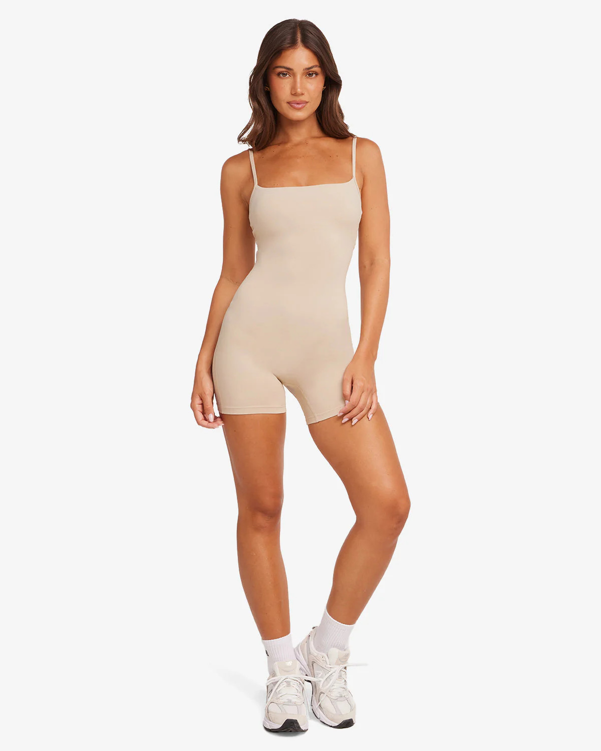 Form Staple Playsuit | Fawn | Crop Shop Boutique US