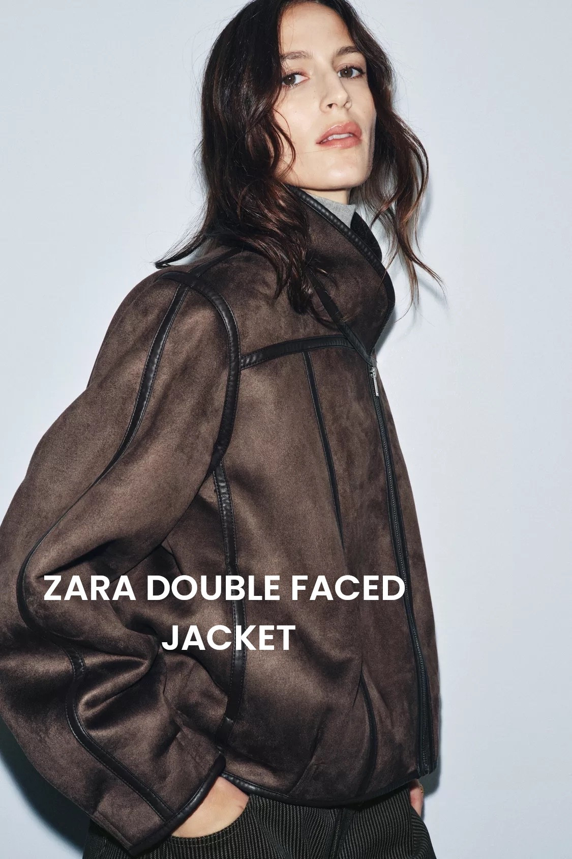 Love this Zara jacket - ticking the box for a chic winter jacket - coffee bean brown with warm faux shearling lining and a trending funnel neck 🐻✔️ #zara

#LTKwinter #LTKuk