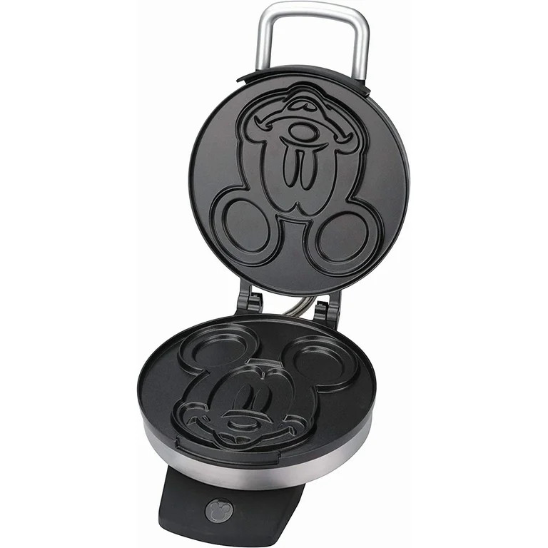 Disney Classic Mickey Waffle Maker, Brushed Stainless Steel,Silver, 7" waffle | Walmart (US)