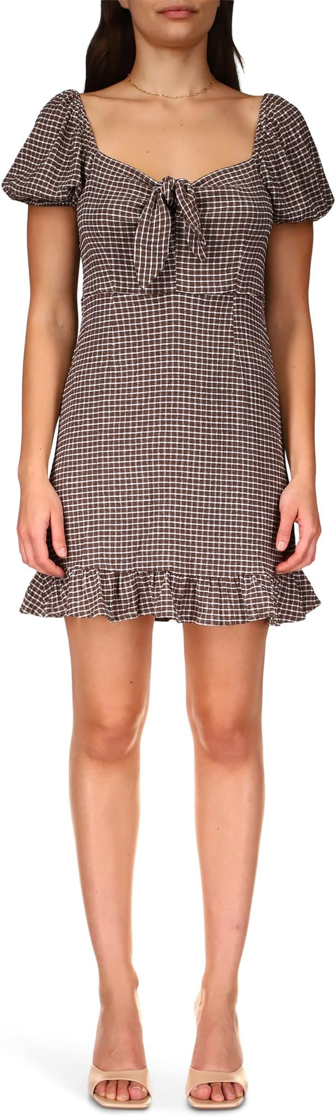 Sanctuary East to West Gingham Mini Dress | Amazon (US)