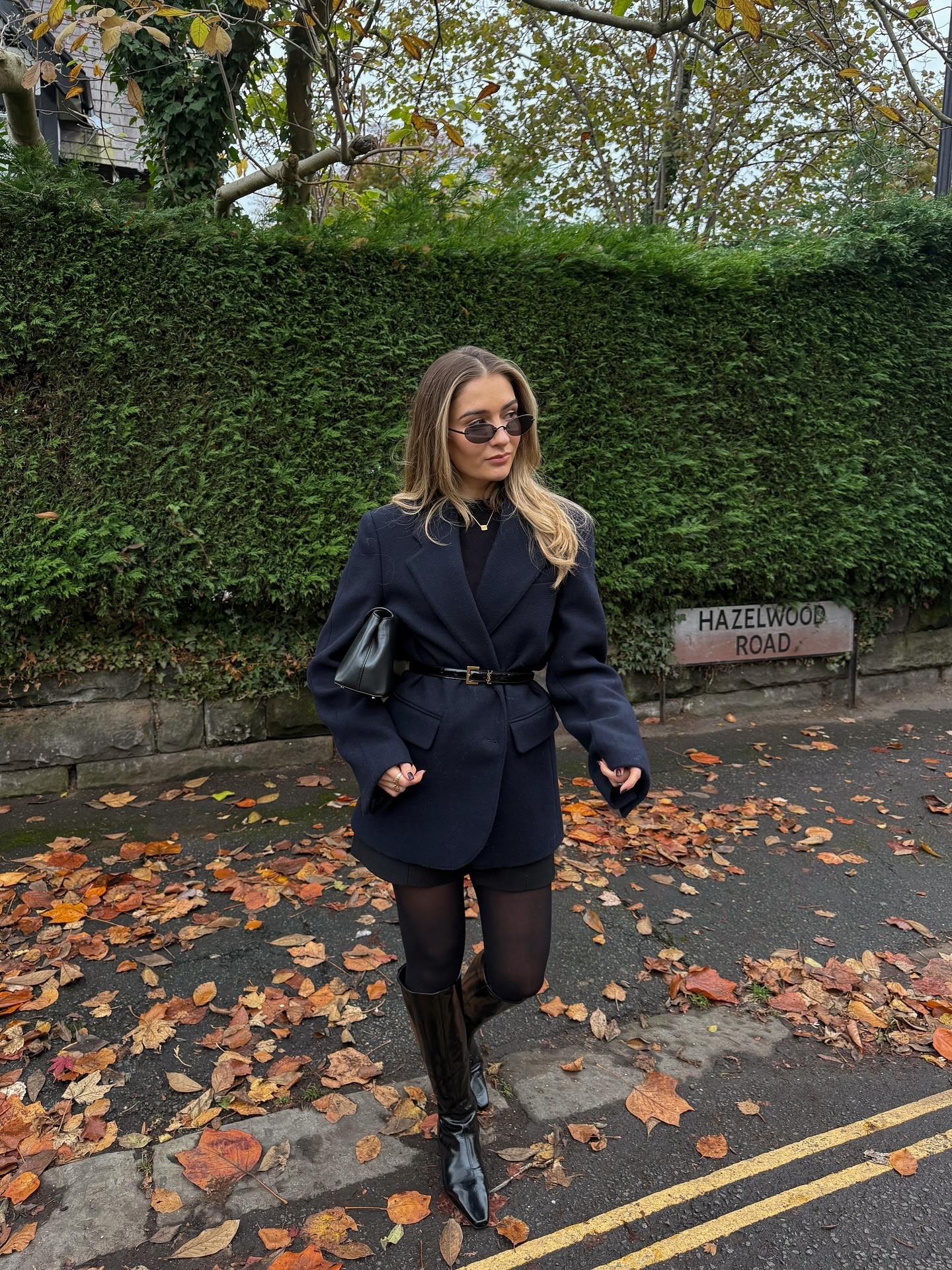 I want words with whoever said that navy and black don’t go together