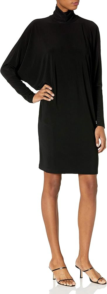 Norma Kamali Women's Turtle Dolman Dress | Amazon (US)
