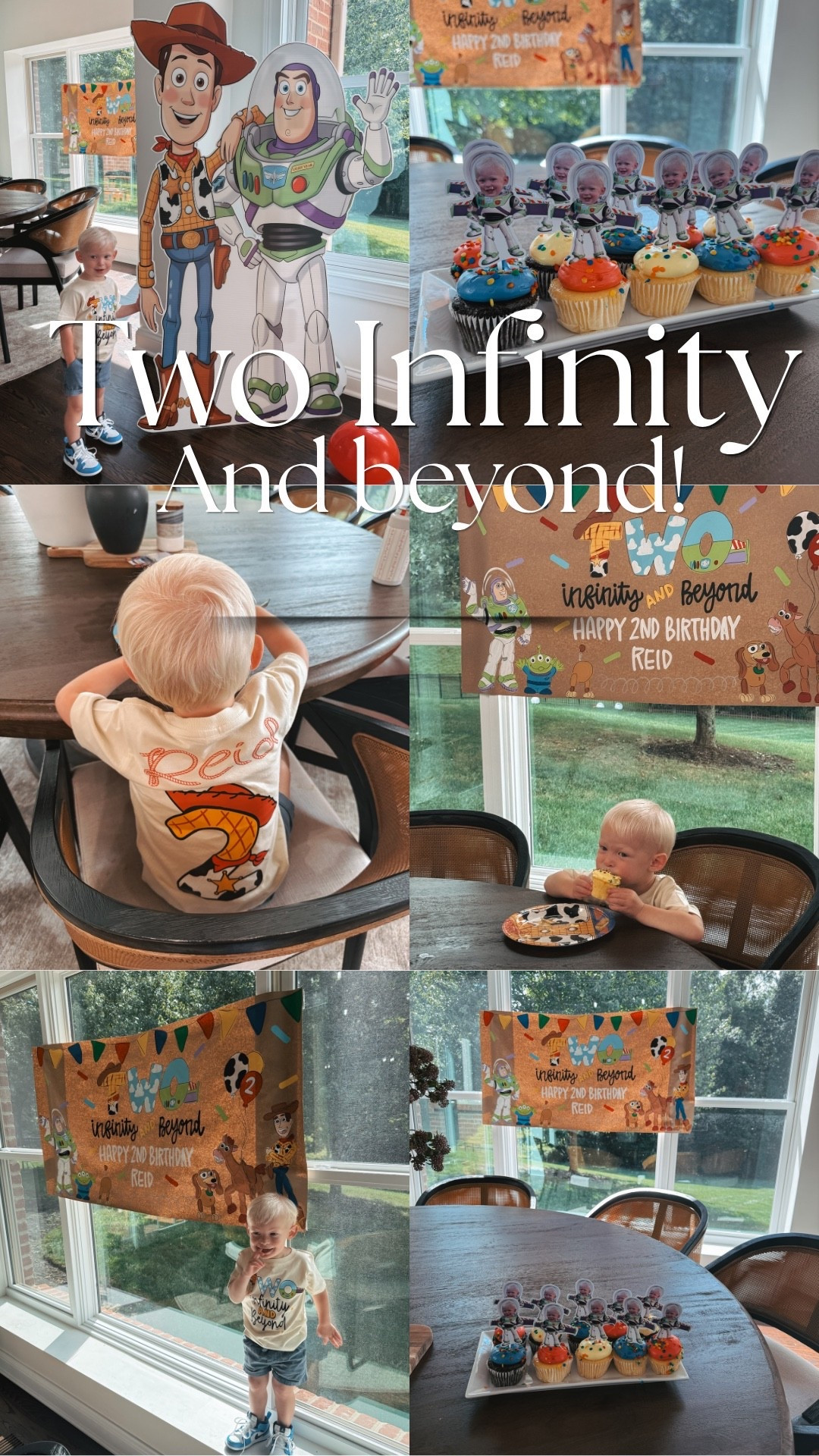 Reid’s “Two Infinity & Beyond” birthday party turned out SO cute! He absolutely loved all of the details from his t-shirt to the handmade banner, he was all smiles all day! #toddler #baby

#LTKKids #LTKBaby #LTKmomlife
