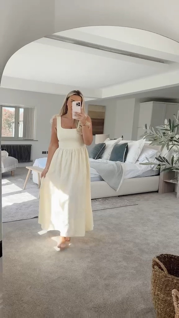 The most perfect summer dress! 

Butter yellow, midi dress, maxi dress, holiday outfit, summer outfit

#LTKuk #LTKspring #LTKsummer