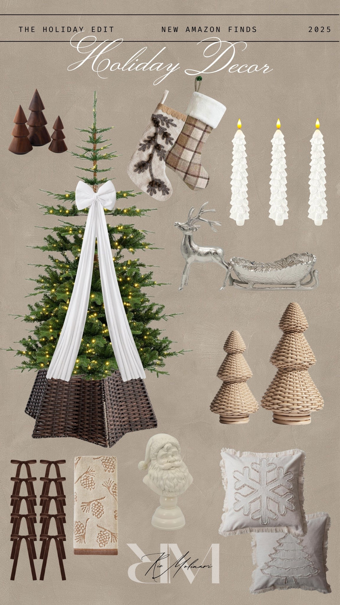 ✨ The Holiday Edit 2025 ✨
Bringing cozy textures, neutral tones, and timeless charm to this season’s styling 🌲 From woven trees to ruffled candles and embroidered stockings — each piece adds a warm, organic-modern touch.

Shop my new Amazon holiday finds below ⤵️

holiday decor 2025, Amazon Christmas finds, neutral Christmas decor, cozy holiday home, organic modern Christmas, winter living room, holiday styling ideas, minimalist holiday design, Christmas tree basket collar, woven decor, Scandinavian holiday style, modern farmhouse Christmas, neutral stockings, rattan Christmas trees, aesthetic holiday home

#LTKSeasonal #LTKFindsUnder100 #LTKHome