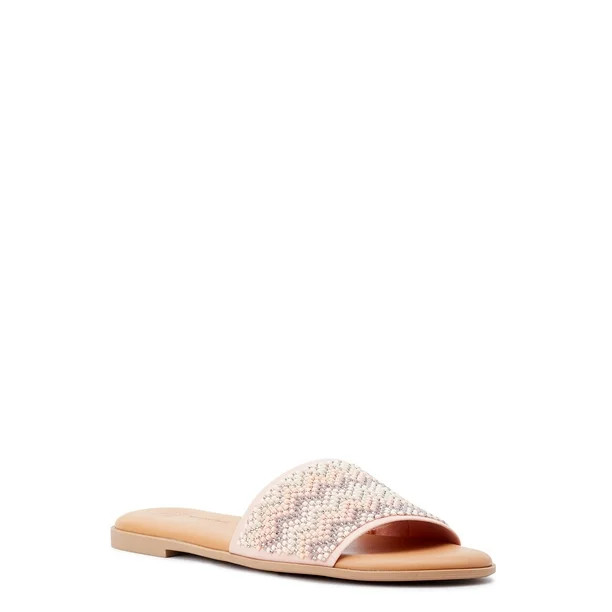 Time and Tru Women's Core Slide Sandal - Walmart.com | Walmart (US)