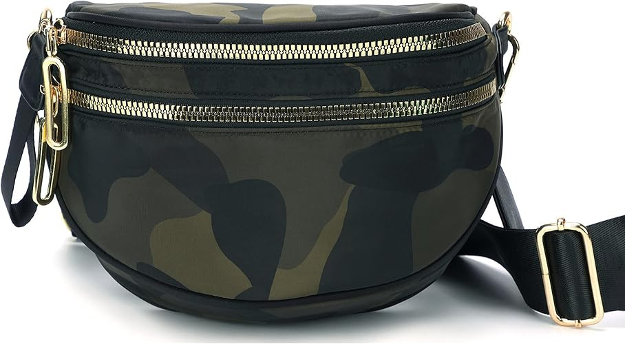 Crossbody Bags for Women, Waterproof Nylon Travel Shoulder Handbags Girl’s Chest Purses Lightwe... | Amazon (US)