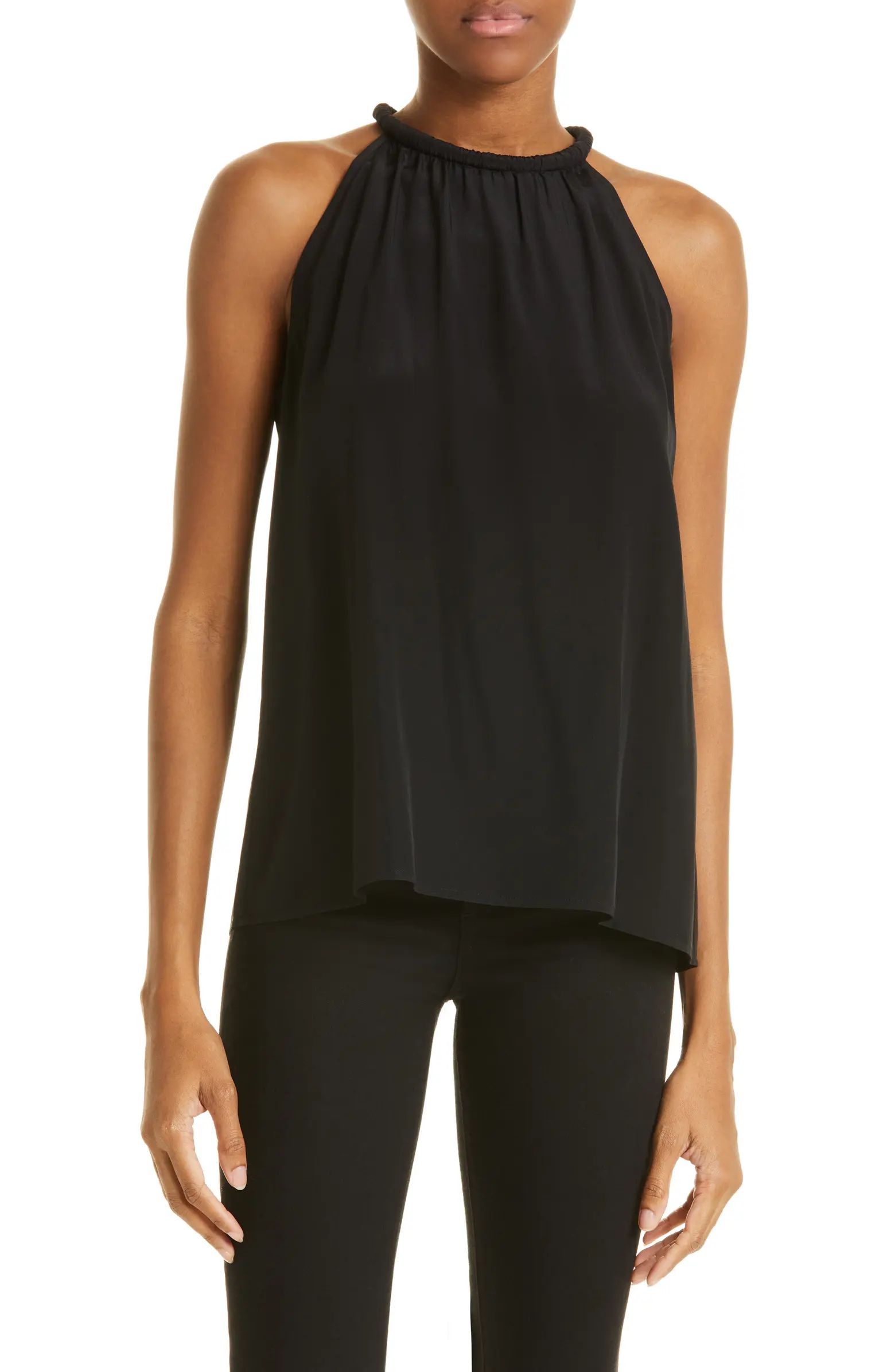 Kinsa Halter Neck Silk Tank | Nordstrom