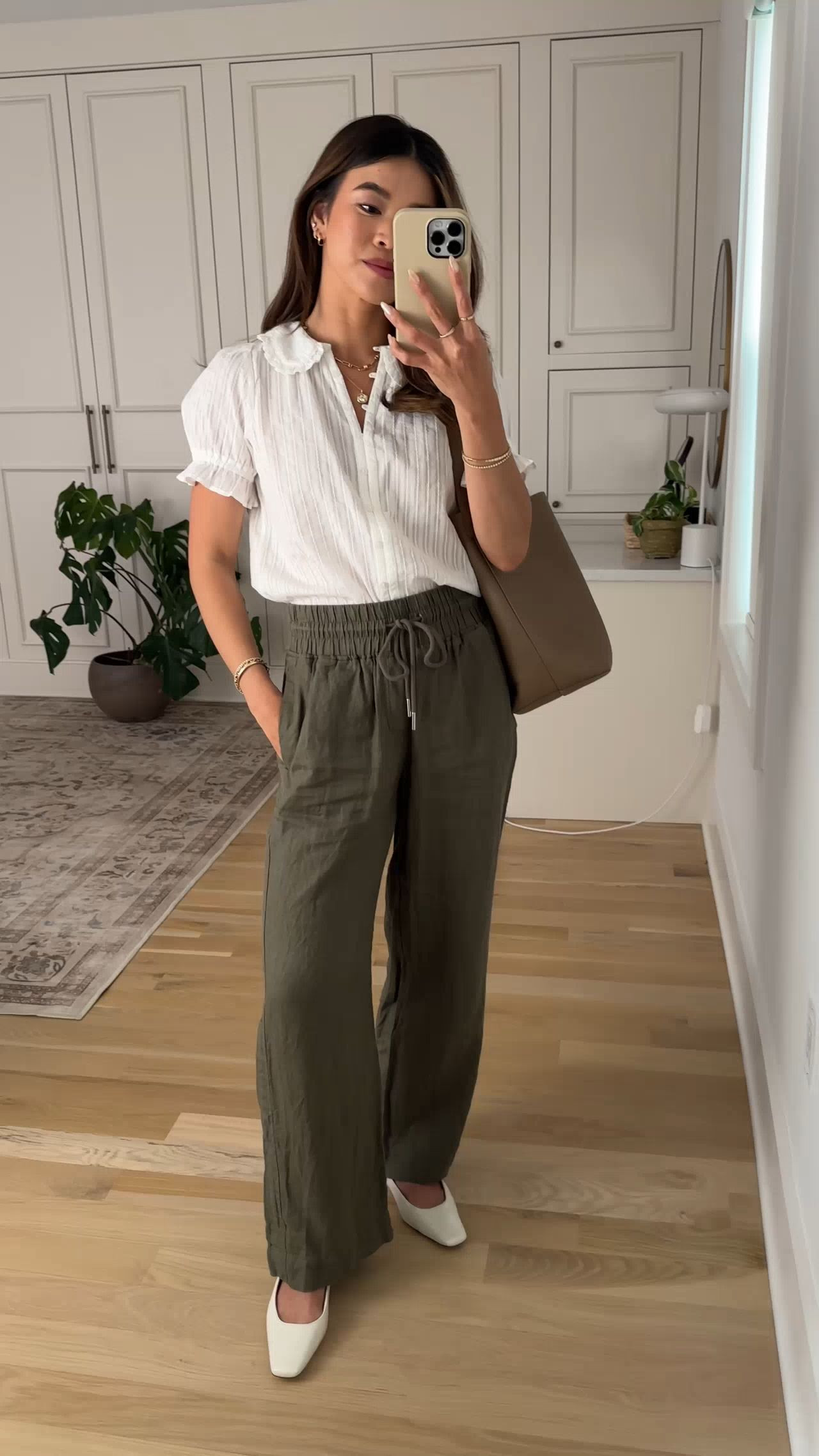 Are you looking for casual summer workwear options? These @Quince pieces are petite friendly and will keep you cool in the summer! 

Sizing info: 
Embroidered Cotton Ruffle Collar Short Sleeve Blouse - XS in Classic White
Quince 100% European Linen Wide Leg Pants - Size XS in 28in inseam in bayberry olive


petite fashion, get dressed with me, outfit inspiration, ootd, nashville outfit, Nashville influencer, petite style, vacation style, casual outfits, mom style, petite pants, spring outfits, spring outfit info, spring pants, spring outfit idea, spring top, summer pants, quince pants, linen pants, spring sweater, spring shoes, petite linen pants, quince blouse, white blouse, summer blouse, workwear outfit, summer office outfits 

 

#LTKPetite #LTKWorkwear #LTKootd