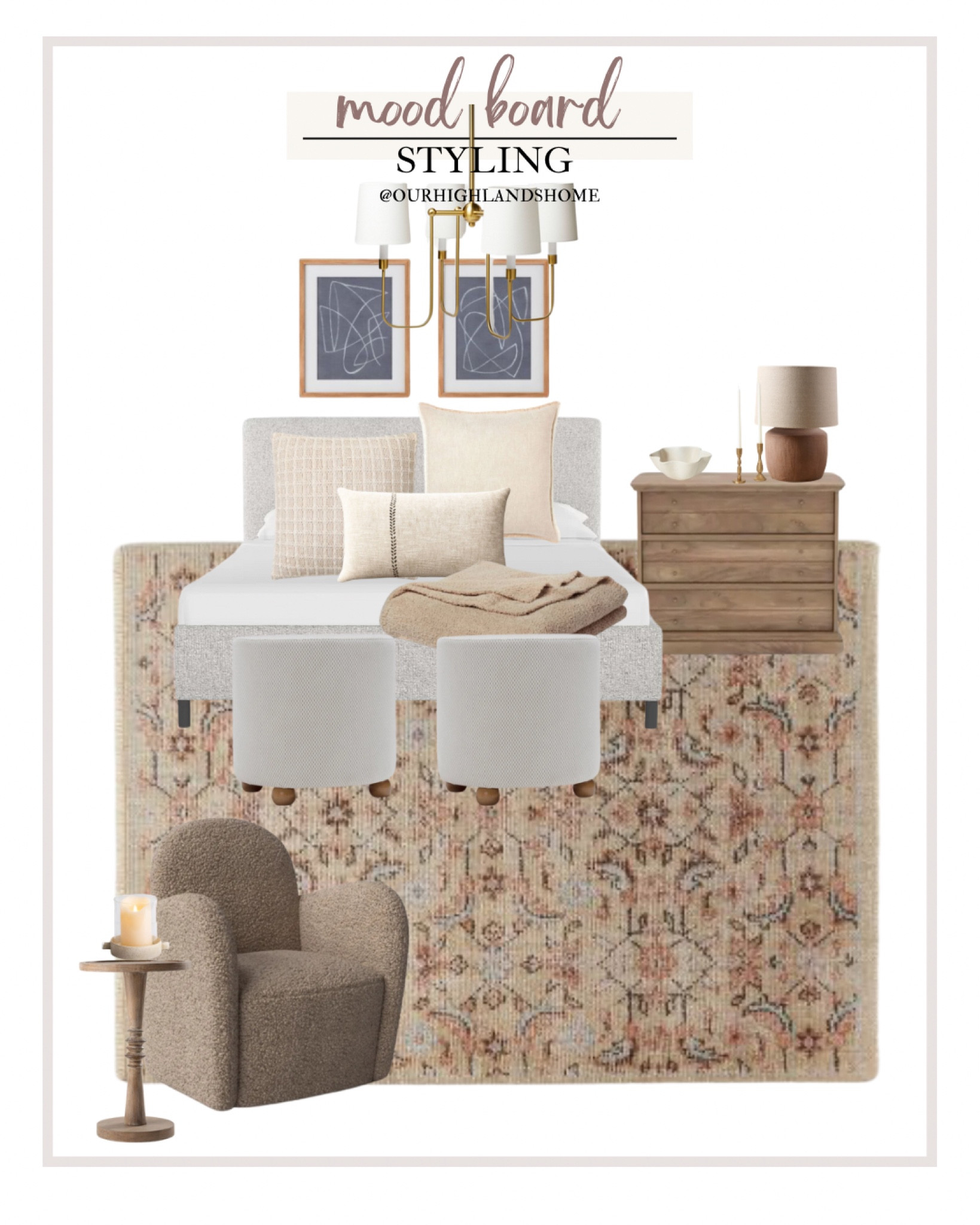 warm neutral bedroom inspo 

#LTKhome #LTKsalealert #LTKstyletip