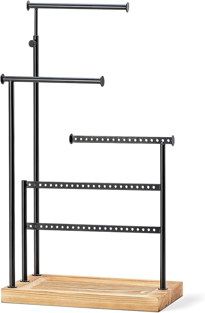 Zhithink Jewelry Holder Organizer Stand, Jewelry Organizer, 5 Tiers Jewelry Holder for Necklace B... | Amazon (US)