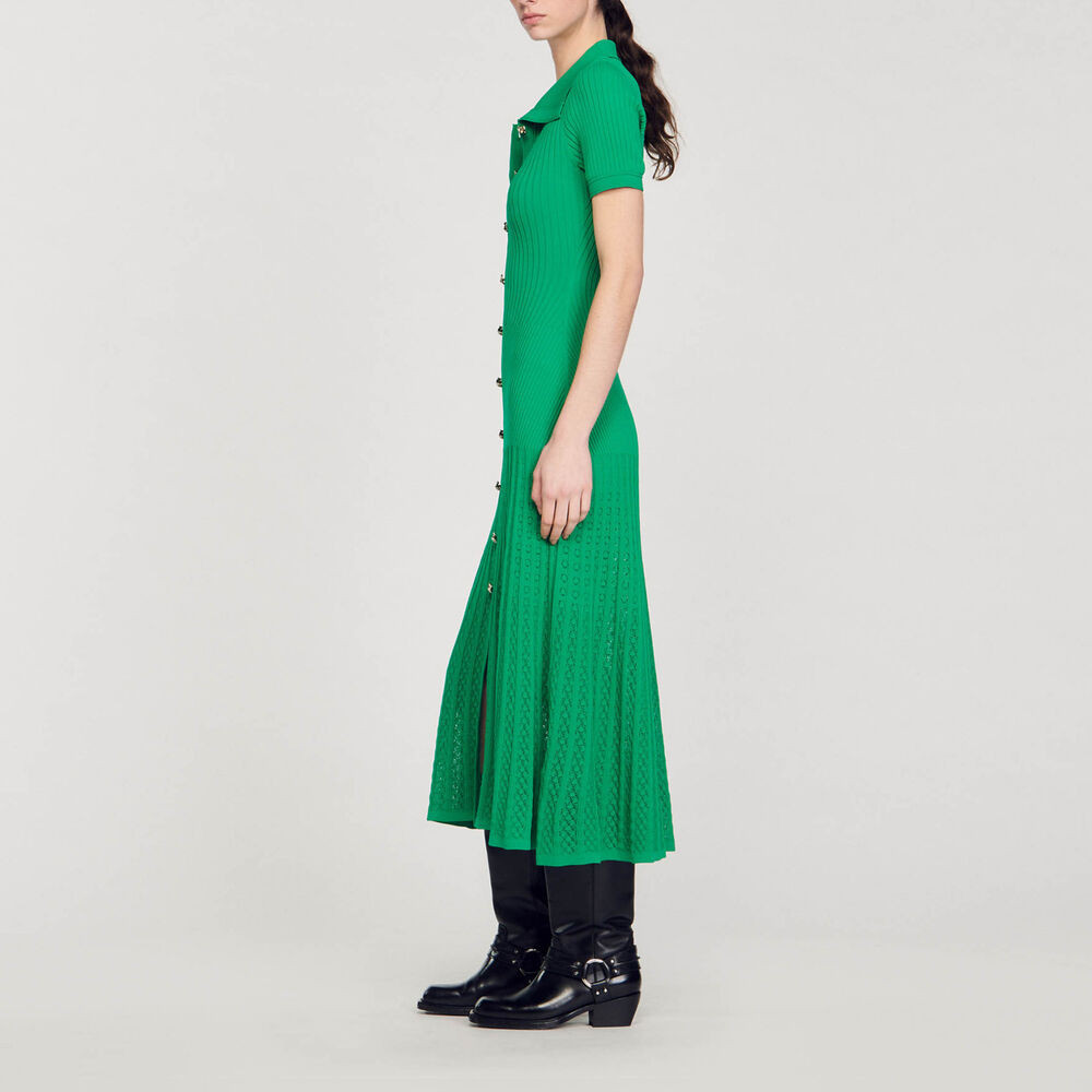 Knit Maxi Dress | Sandro US | Sandro-Paris US