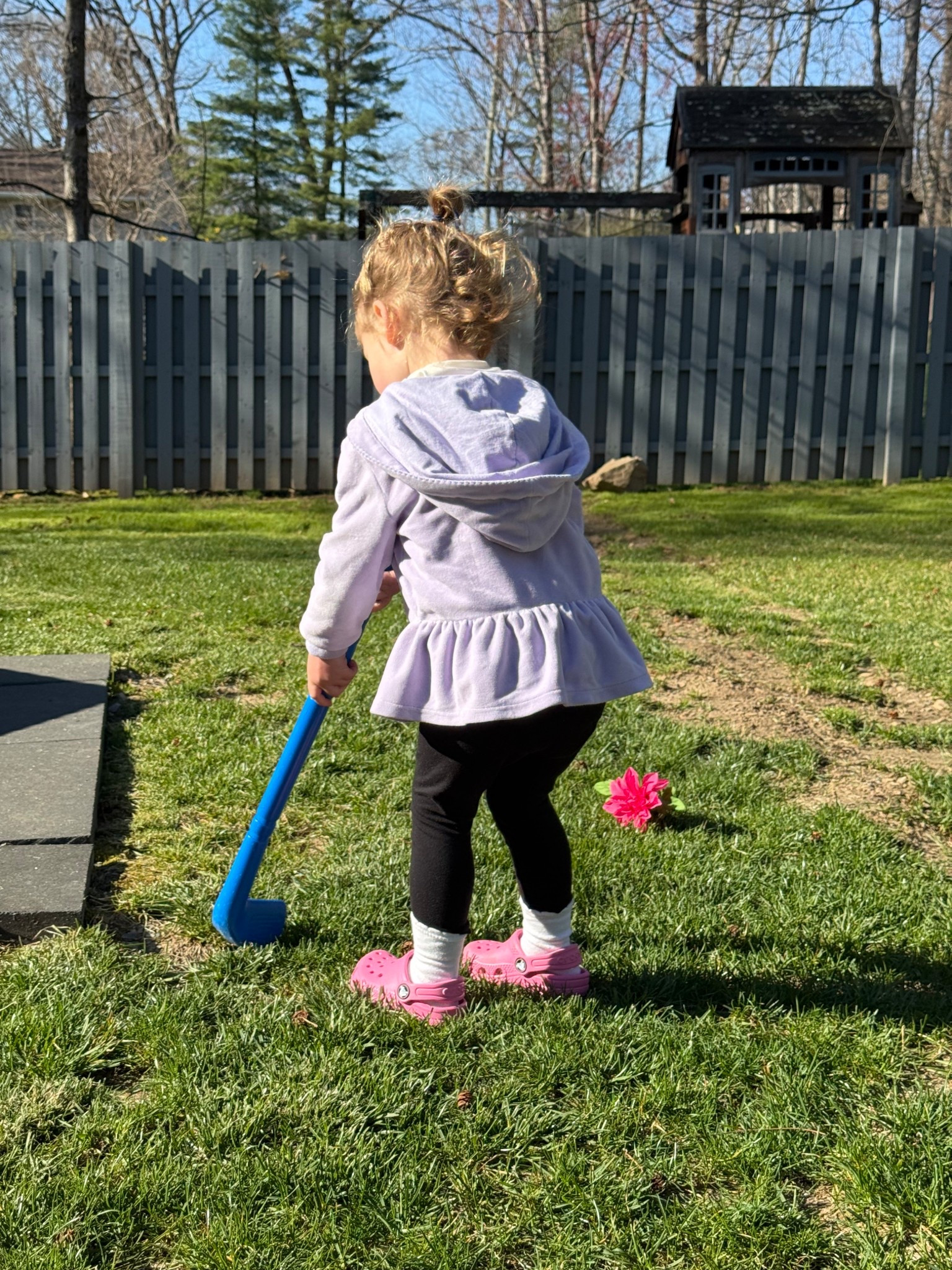 My little girl learning how to golf and enjoying these warm days! 

#LTKKids #LTKdayinmylife #LTKootd