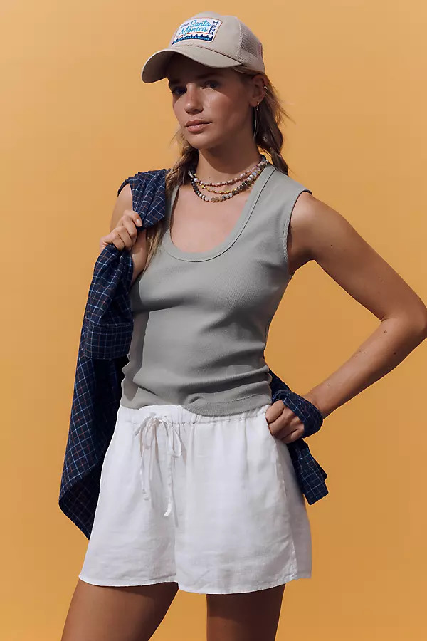 By Anthropologie Scoop-Neck Muscle Tank | Anthropologie (US)