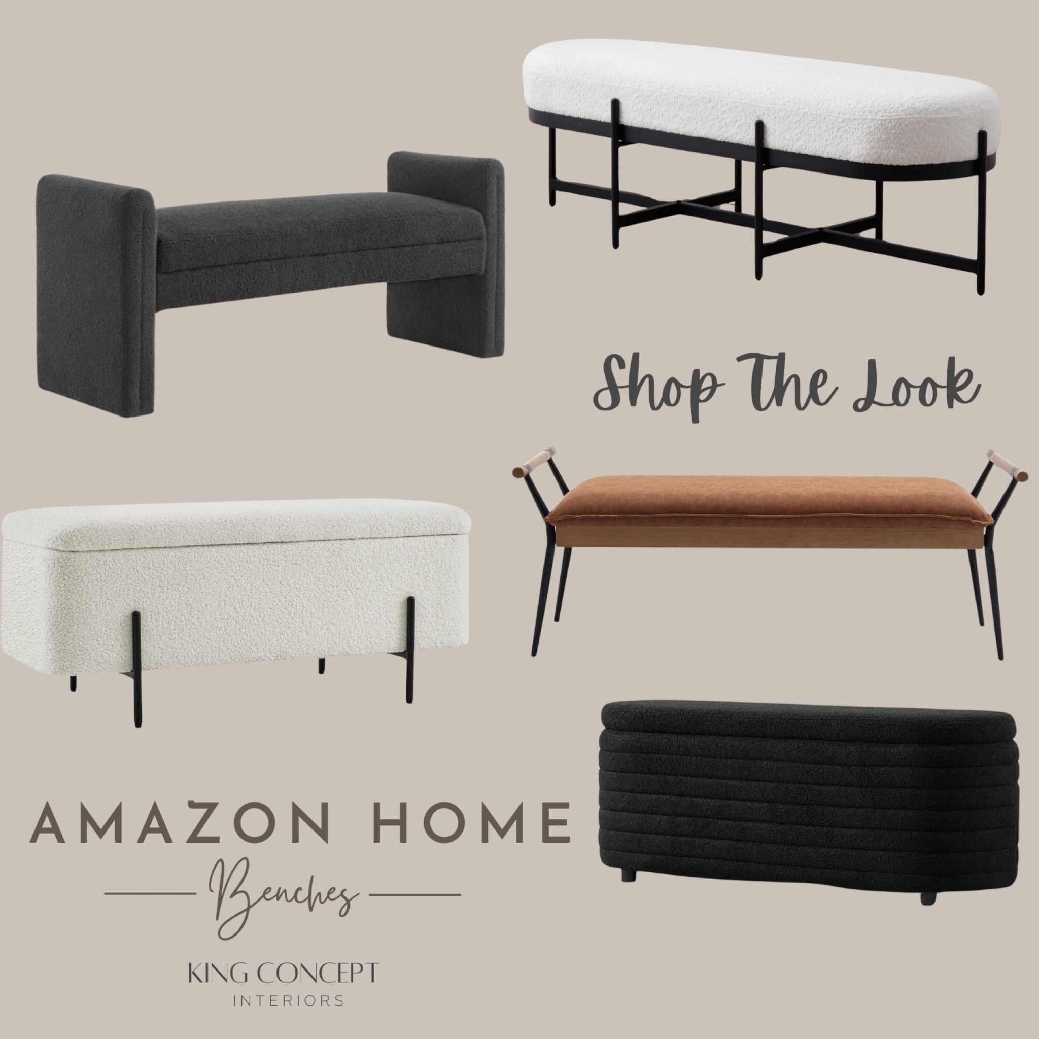 Shop Amazon Modern Benches! 

#LTKhome