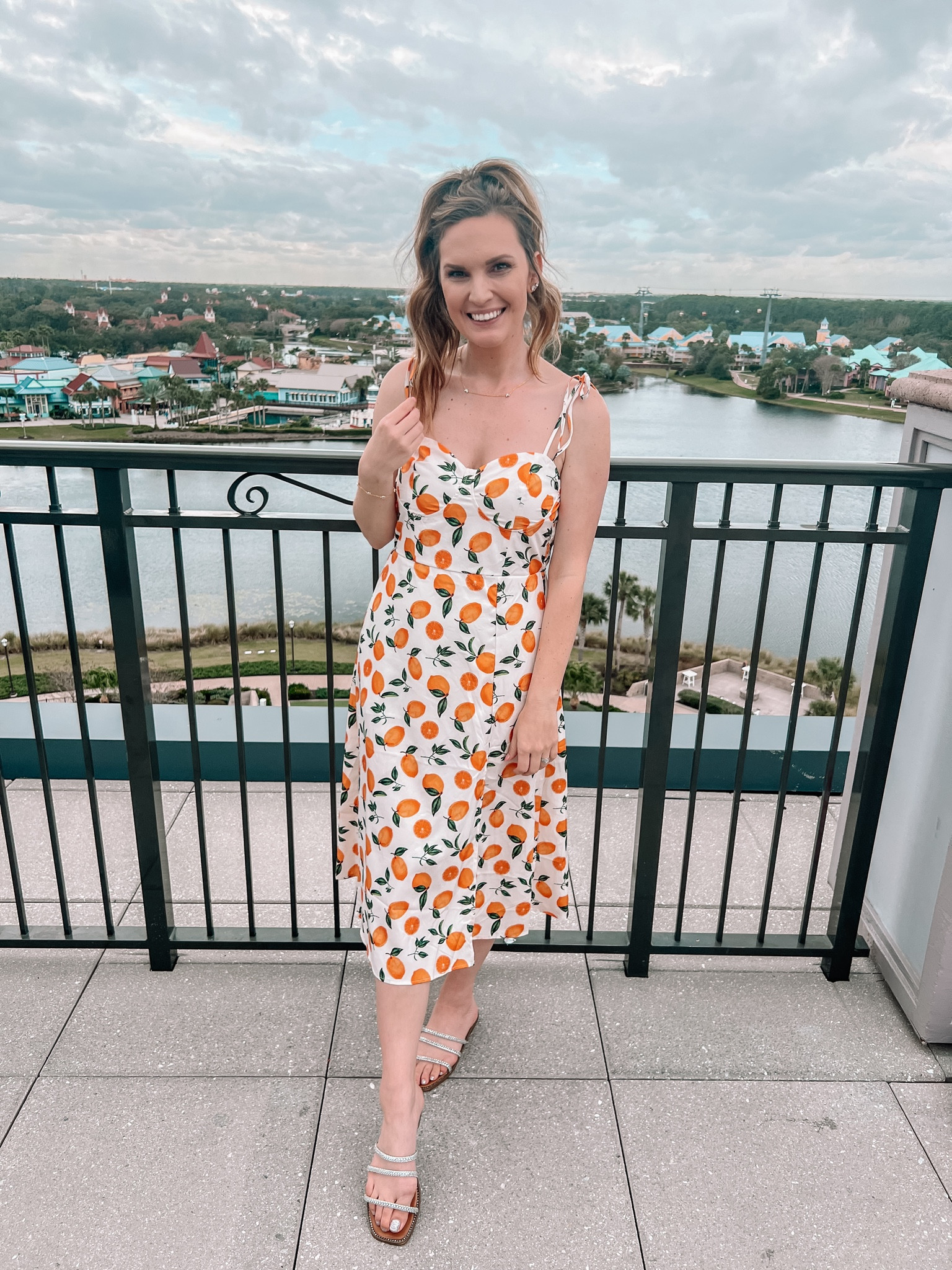 Cute and flowy dress for spring & summer! I wore this dress to brunch at the Riviera and it was perfect! Comfortable, pretty, elegant and most important, affordable! Paired with rhinestone sandals this look is girly and fun!

#LTKfindsunder50 #LTKfindsunder100 #LTKtravel