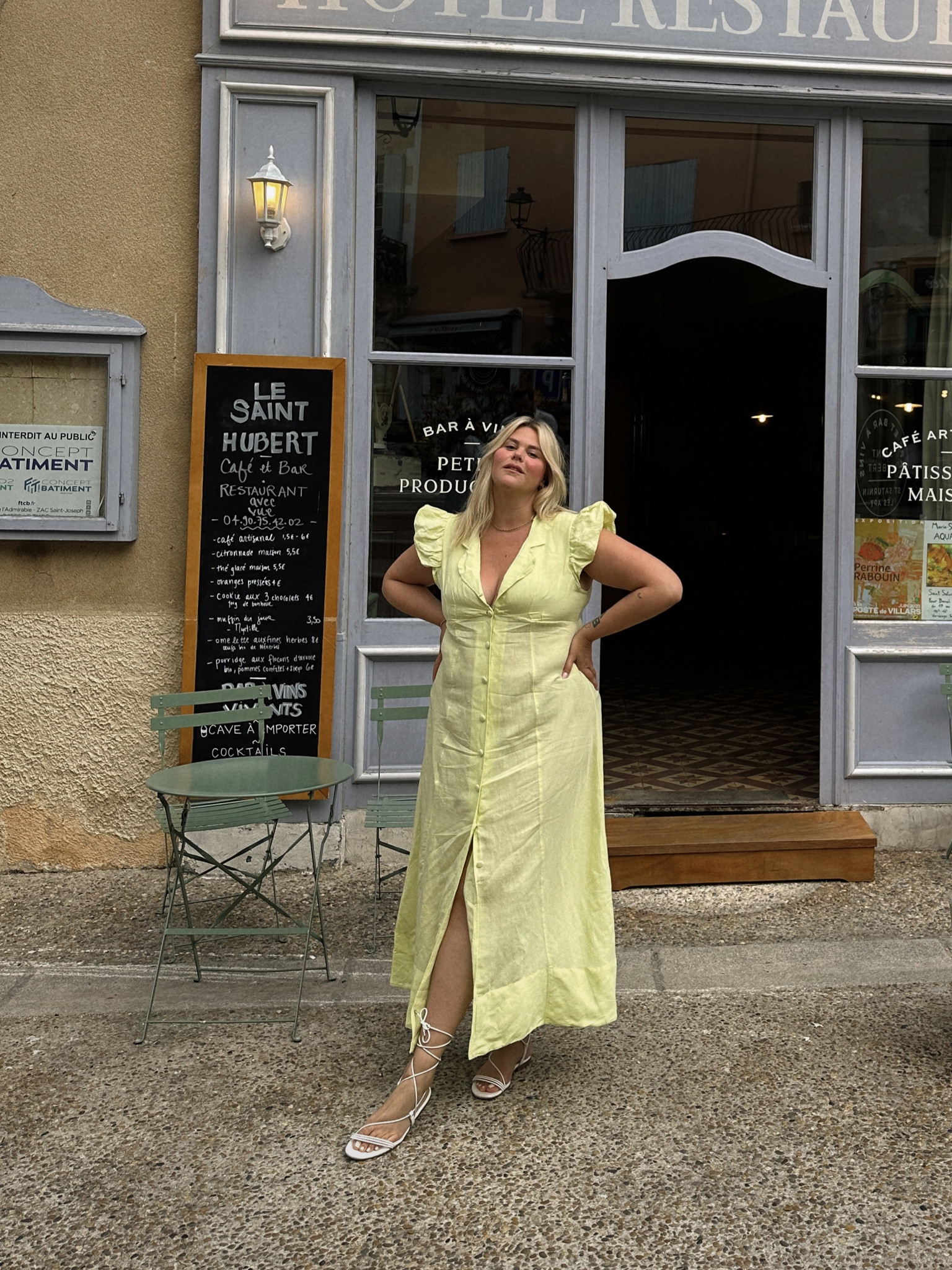 Lemon lime linen dress moment for Provence! 

#LTKxAnthro #LTKcurves #LTKtravel