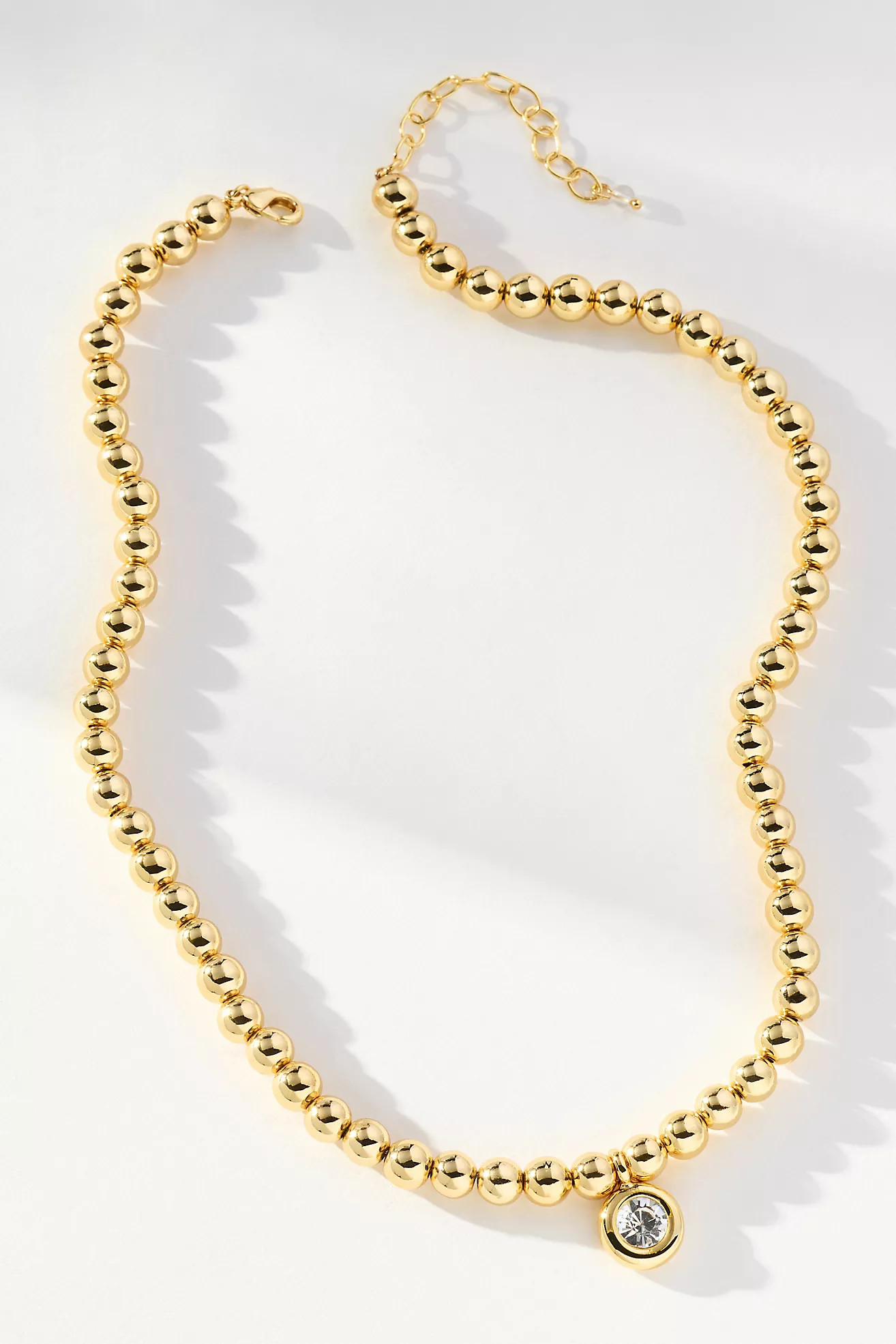 Crystal Bubble Chain Necklace | Anthropologie (US)