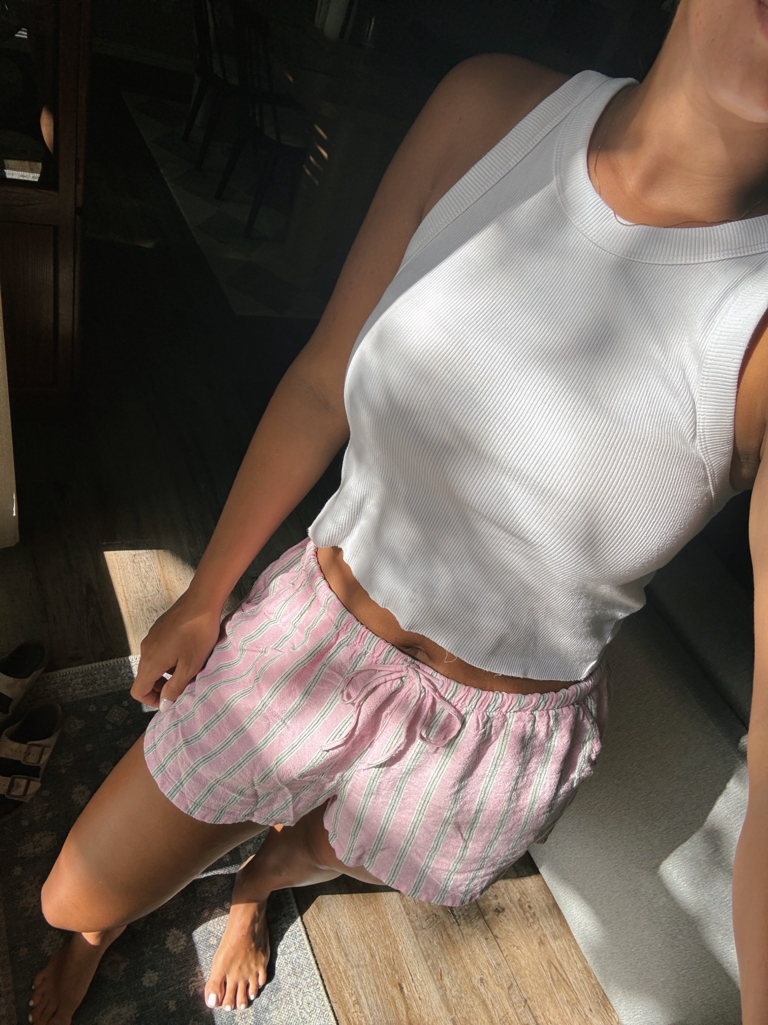 Outfit of the day as a stay at home mom! Love these linen shorts! 

#LTKSaleAlert #LTKFindsUnder50 #LTKStyleTip