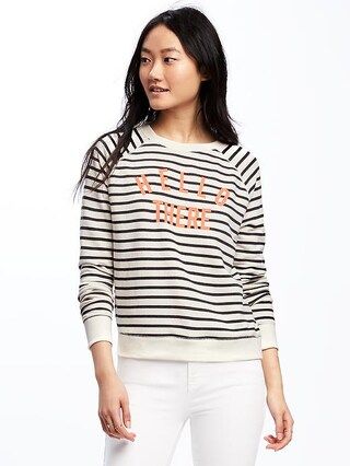 Relaxed French-Terry Sweatshirt for Women | Old Navy US