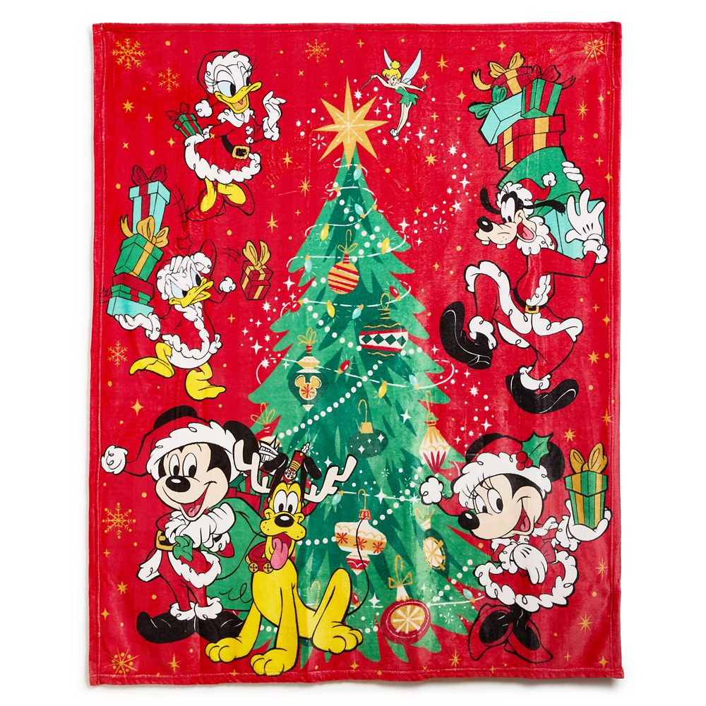 Mickey Mouse and Friends Holiday Throw Blanket | Disney Store