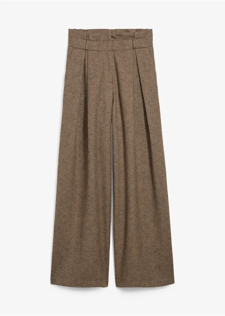 Pantaloni con pinces larghi in misto lana | Bonprix IT