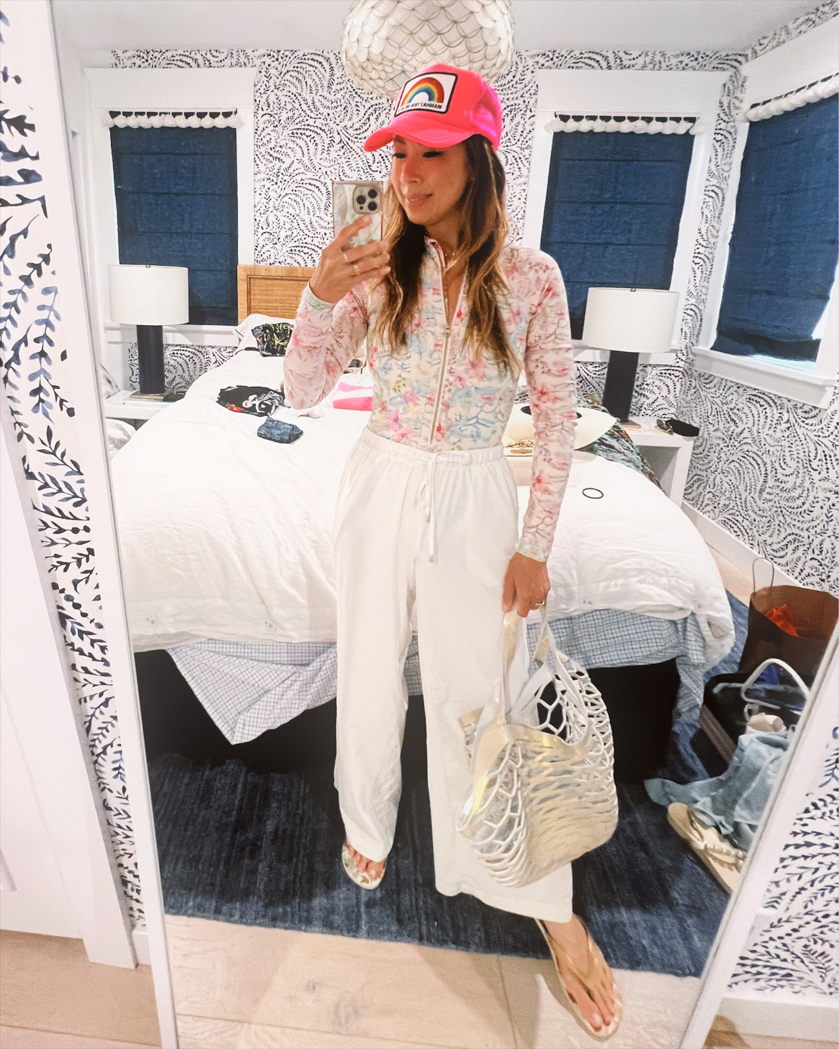 Floral rash guard, SPF sun protection pants ☀️🌊 #styleofsam 

#LTKunder100 #LTKtravel #LTKswim