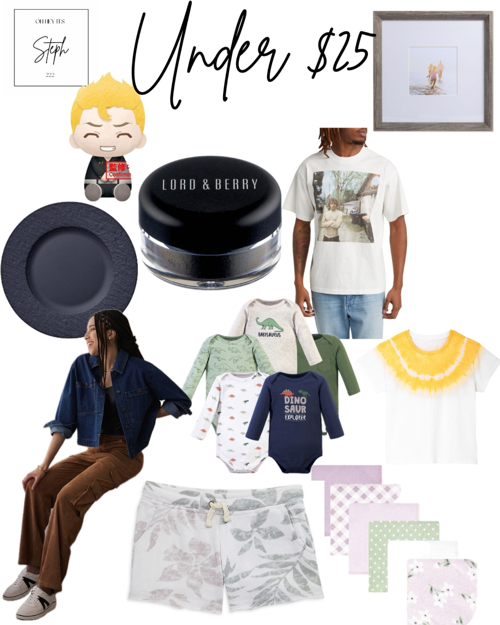 Under $25



Takemichi Hanagaki Big Plush, target, Matted Frame, Macys, Eye Shadow, Jack Harlow Graphic T-Shirt, Nordstrom, Girl's Tie-Dye T-Shirt, saks fifth avenue, Boy Cotton Long-Sleeve Bodysuits, Salad Plate, Bloomingdale’s, Girl Flannel Cotton Washcloths, Faux Suede Cargo Pants, Francesca’s 

#LTKfindsunder50 #LTKsalealert #LTKfamily