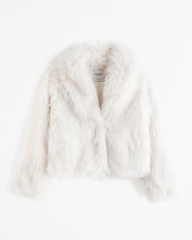 Women's Faux Fur Coat | Women's Coats & Jackets | Abercrombie.com | Abercrombie & Fitch (US)