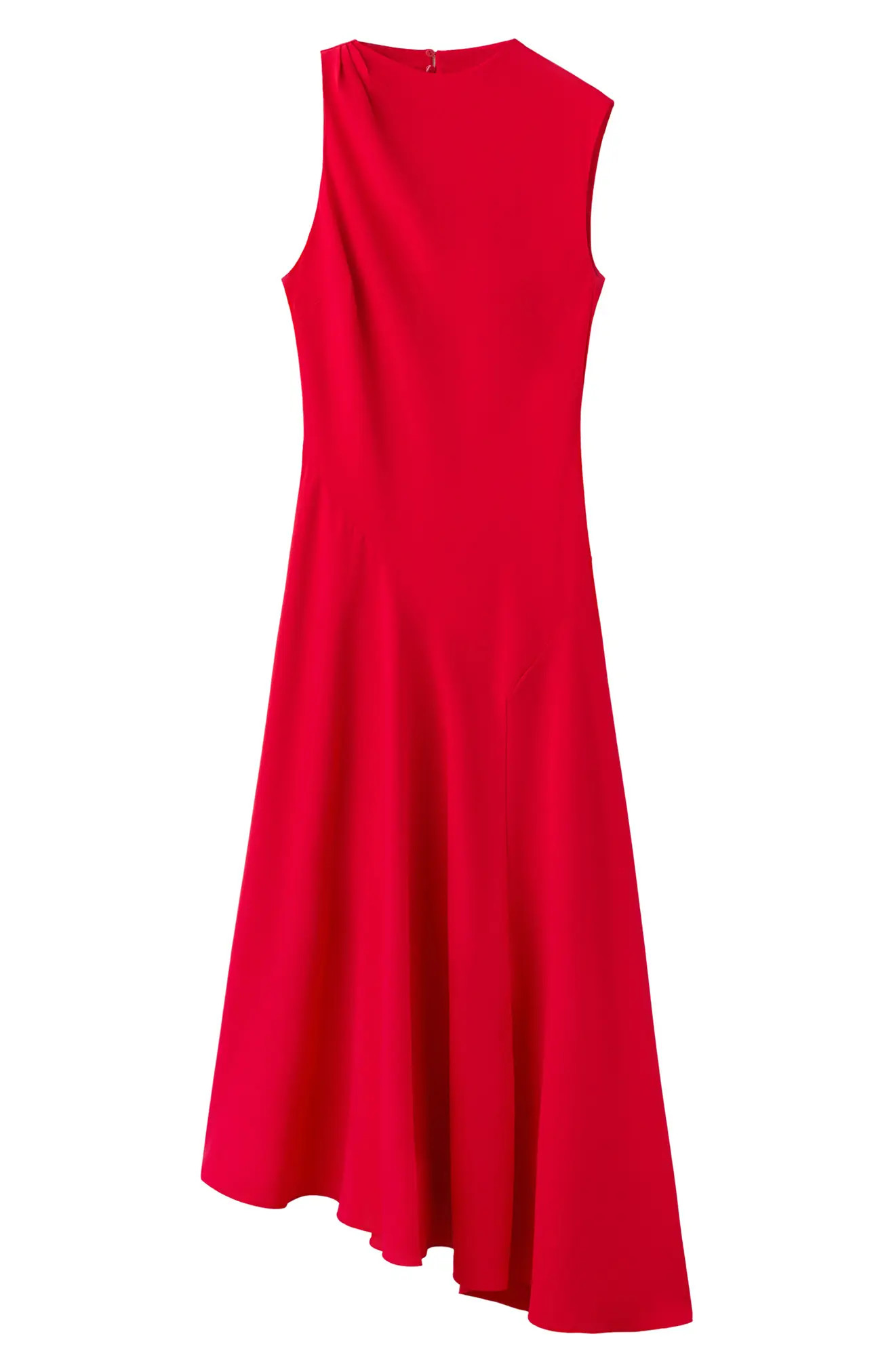 Vestido Sleeveless Asymmetric Midi Dress (Women) | Nordstrom | Nordstrom