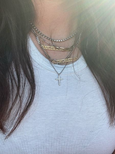 Basic tank and spring necklace stack. I love mixing silver and gold jewelry! Tank is from target and runs tts. 


#springoutfit #necklacestack #target #amazon #outfit #summer #spring

#LTKSeasonal #LTKstyletip #LTKfindsunder50