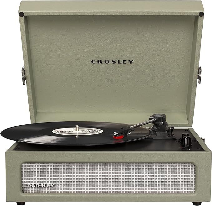 Crosley CR8017B-SA Voyager Vintage Portable Vinyl Record Player Turntable with Bluetooth in/Out a... | Amazon (US)