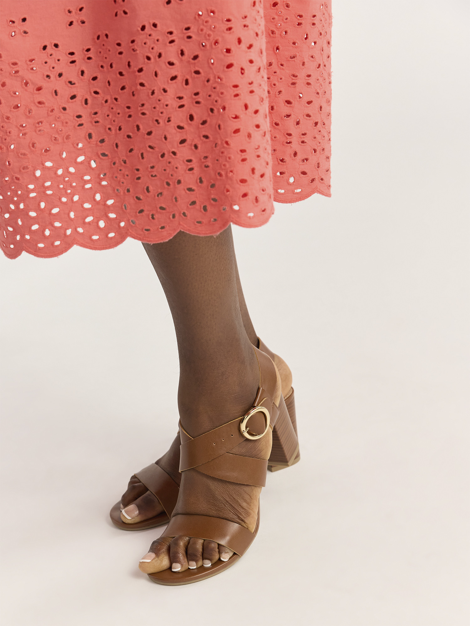 Time And Tru Women’s Block Heel City Sandals | Walmart (US)