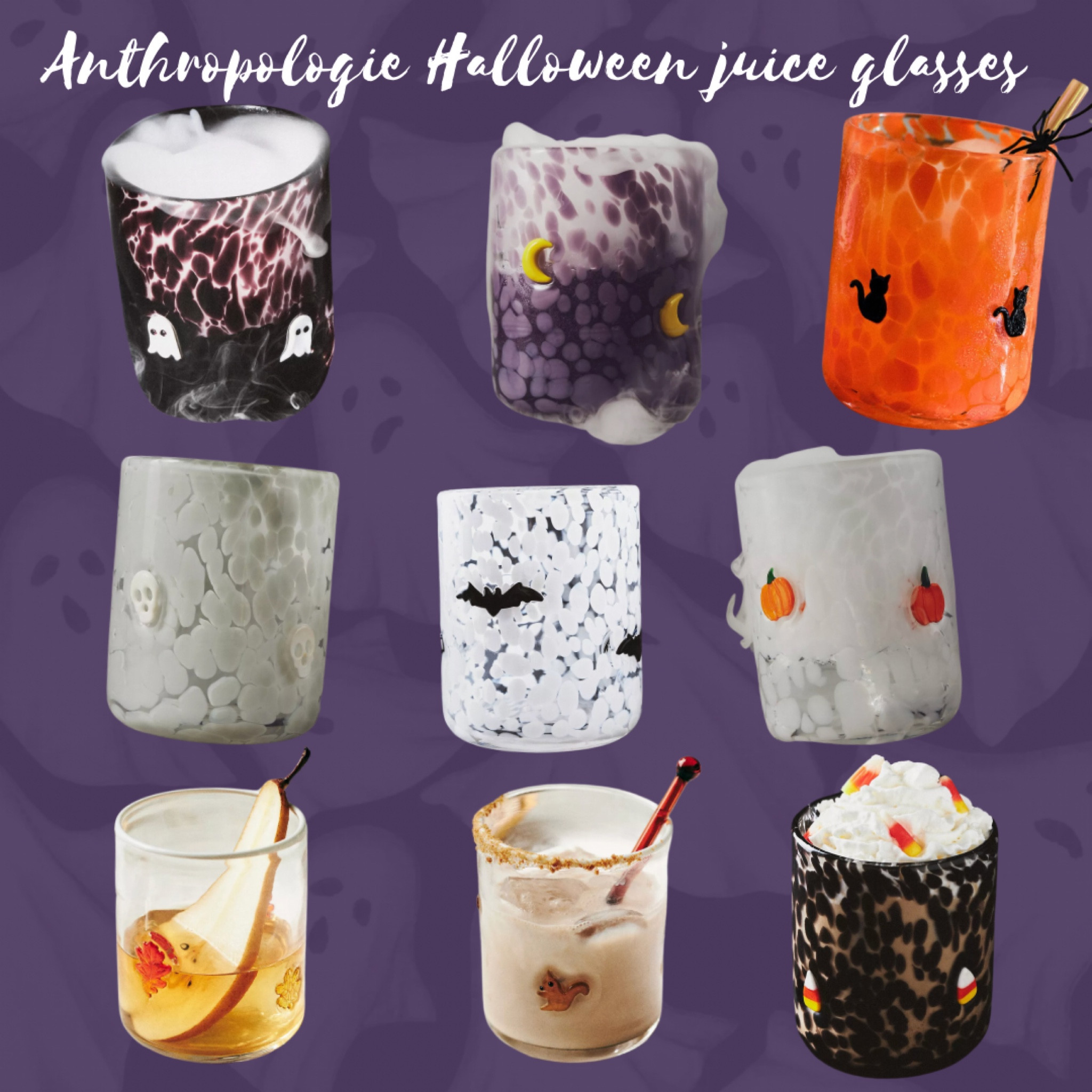 Anthropologie Halloween juice glasses are the prettiest iced coffee cups I’ve ever seen!

#LTKFindsUnder50 #LTKHome #LTKSeasonal