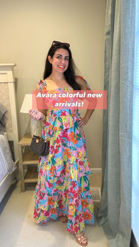 Avara new arrivals! Easter dresses, colorful dresses, spring dresses. Wearing a small in both styles. Use code ROXANNE15 

#LTKSeasonal #LTKfindsunder100