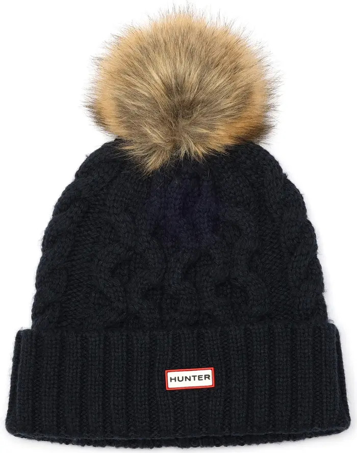 Cable Knit Pompom Beanie | Nordstrom