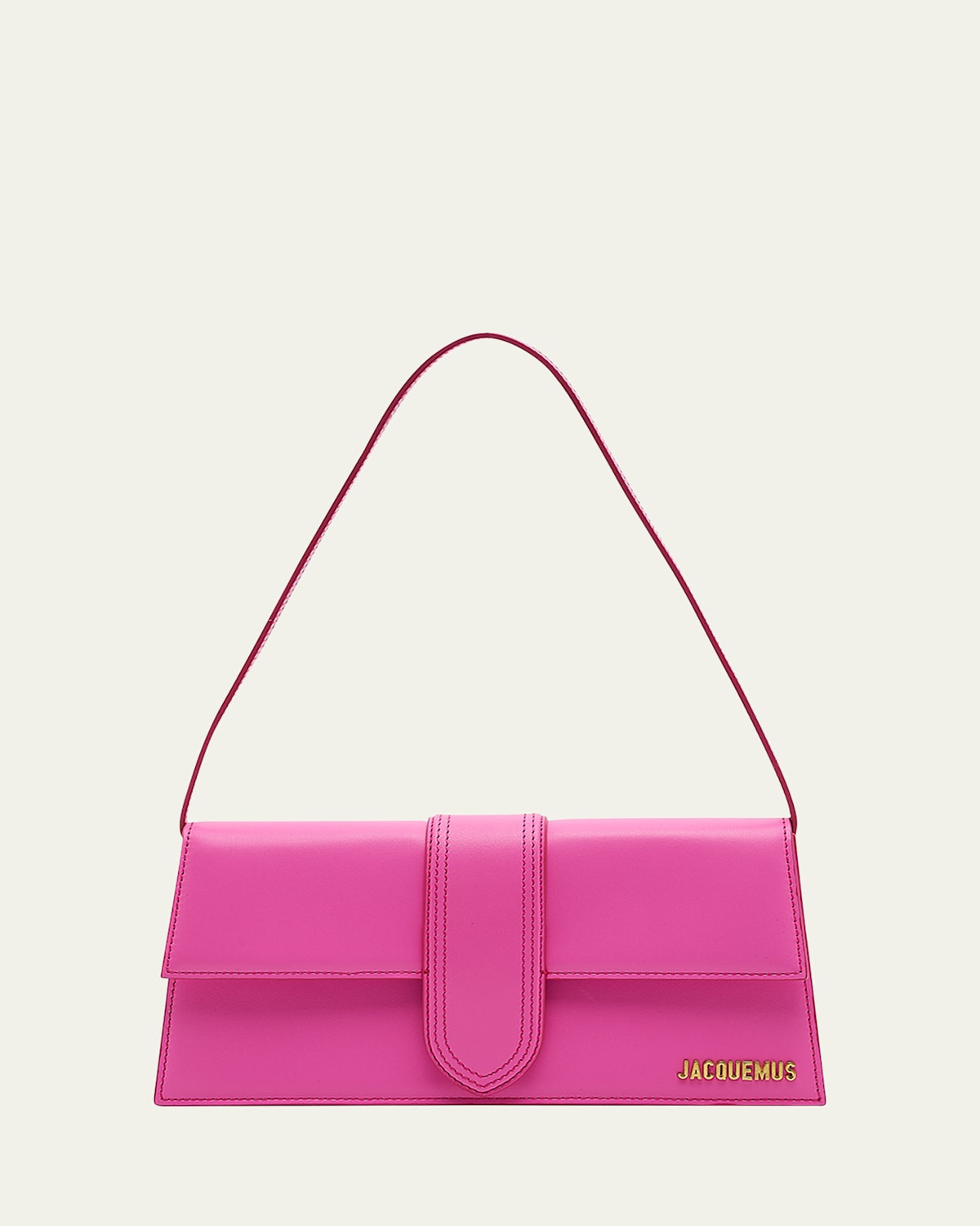 Le Bambino Long Leather Shoulder Bag | Bergdorf Goodman
