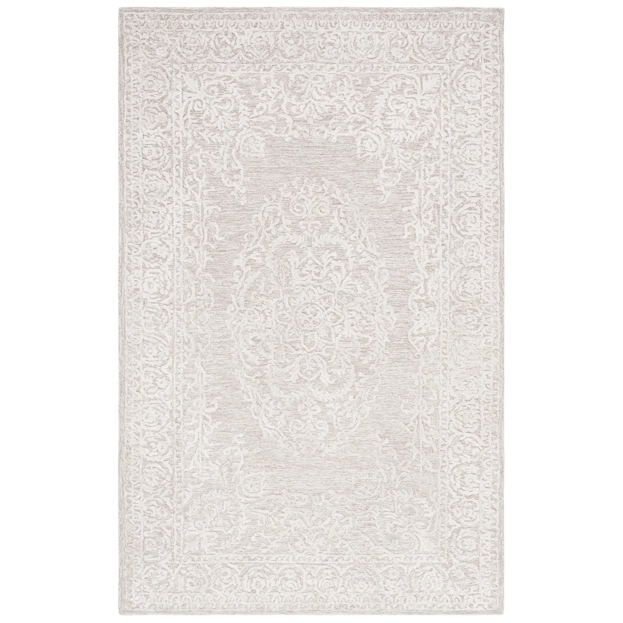 Precious Hand Tufted 60% Wool, 20% Bamboo Silk, 20% Cotton With Cotton Backing Oriental Rug | Wayfair North America