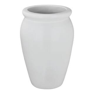 Tall White Decorative Clay 15 in. Width x 22 in. Height | The Home Depot