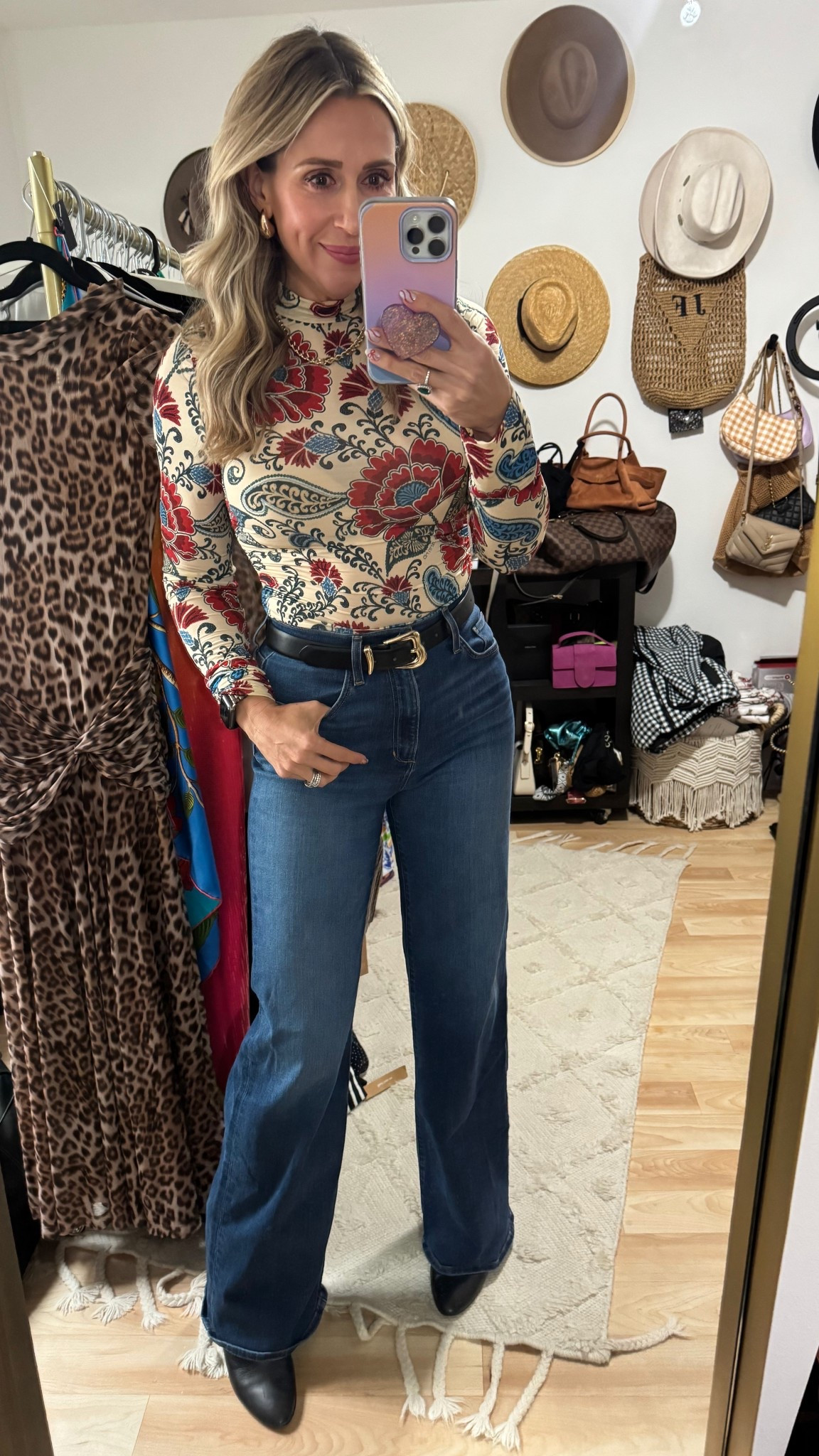 Love this fun top for a night out! Goes with everything and is so comfortable. Wearing a size medium for reference! 

#LTKHoliday #LTKootd #LTKOver40