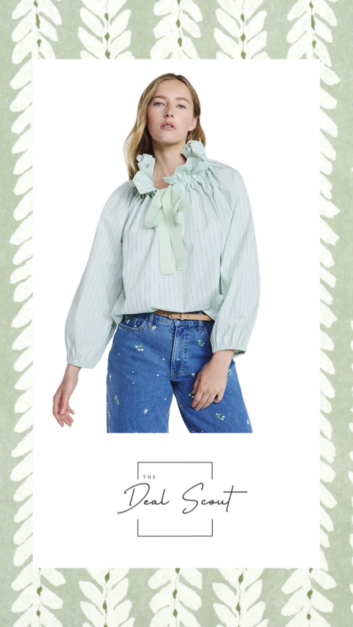 The neck On this blouse!!! Plus it’s 50% off and only $12! 