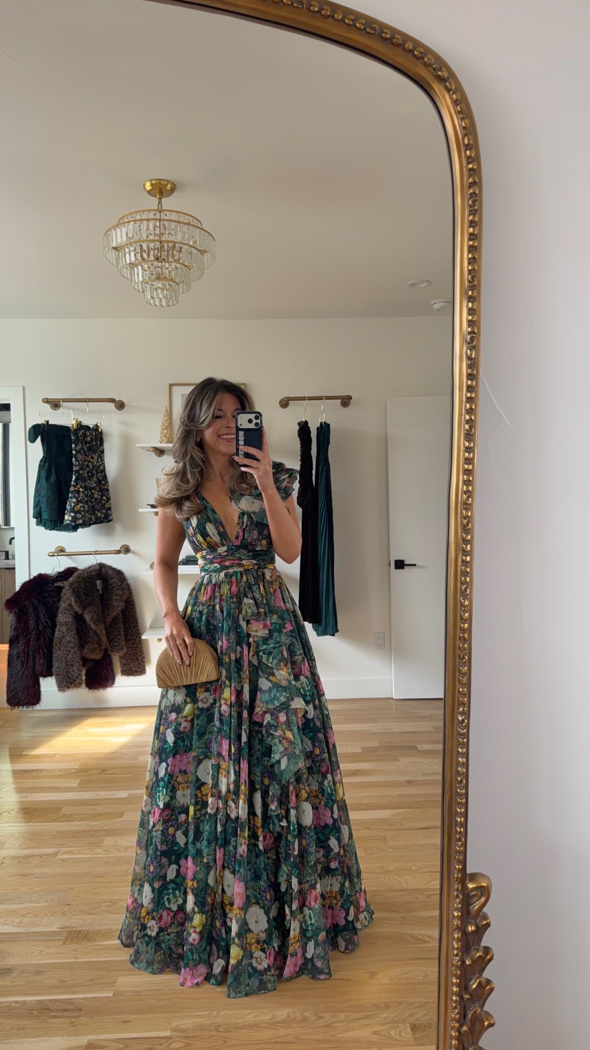 Green floral wedding guest and formal event dress 

Saks code: freeship
Mac duggal code: emerson10
Electric picks code: emerson20

I sized down one in this dress

Wedding guest
Formal event
Black tie
Floral
Winter event
Special occasion 

#LTKWedding #LTKSeasonal #LTKHoliday