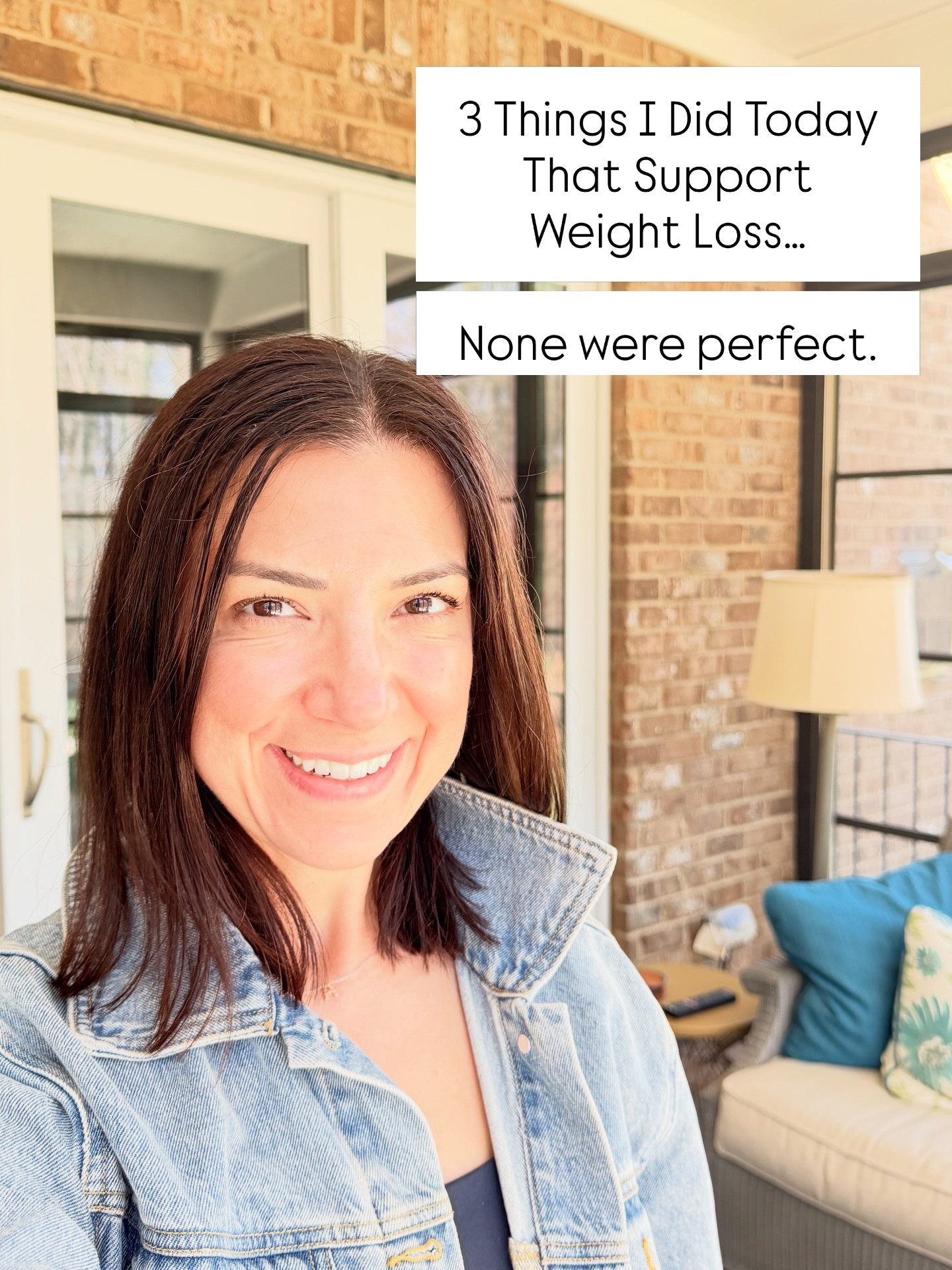 You’ve tried it all.

Perfect meals. Perfect workouts. Perfect consistency.

But real life (especially mom life) doesn’t look like that.

Today I:Ate an actual lunch.Added protein to breakfast. Took a short walk

Nothing extreme. Just small habits that support sustainable weight loss.

Most women I work with aren’t doing anything “wrong”… they’re just trying to do too much at once.

Which one is hardest for you right now?

1️⃣ Eating a real lunch
2️⃣ Getting enough protein
3️⃣ Moving your body during the day

Tell me the number in the comments.

sustainable weight loss | weight loss for busy moms | healthy habits for women | realistic nutrition | stop yo yo dieting | balanced eating | nutrition coa