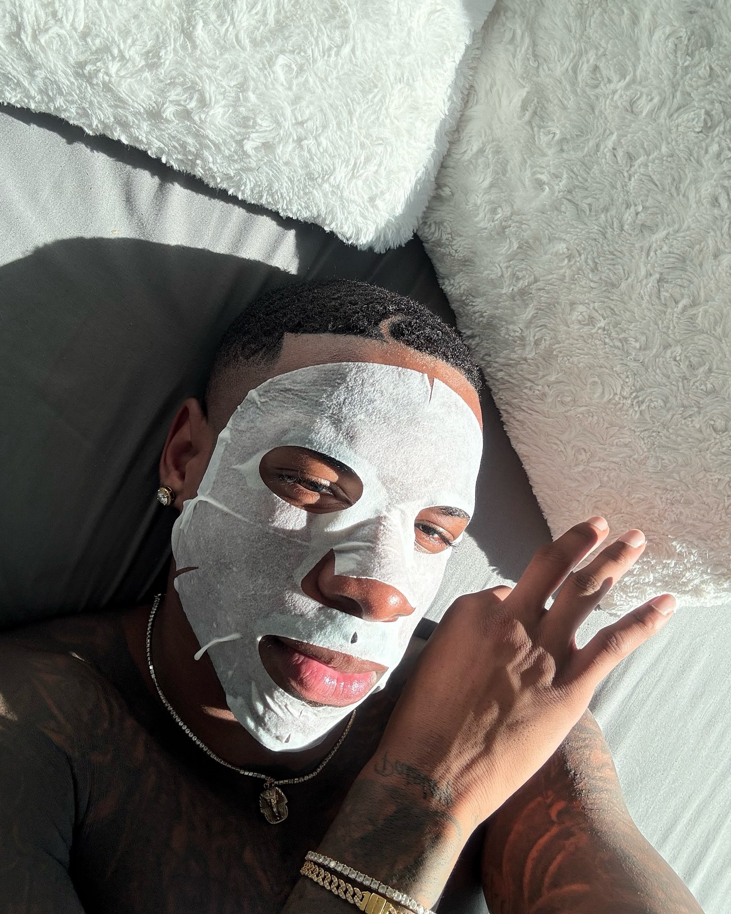 A good self care routine can go a long way, what does that look like for you? 💆🏾‍♂️