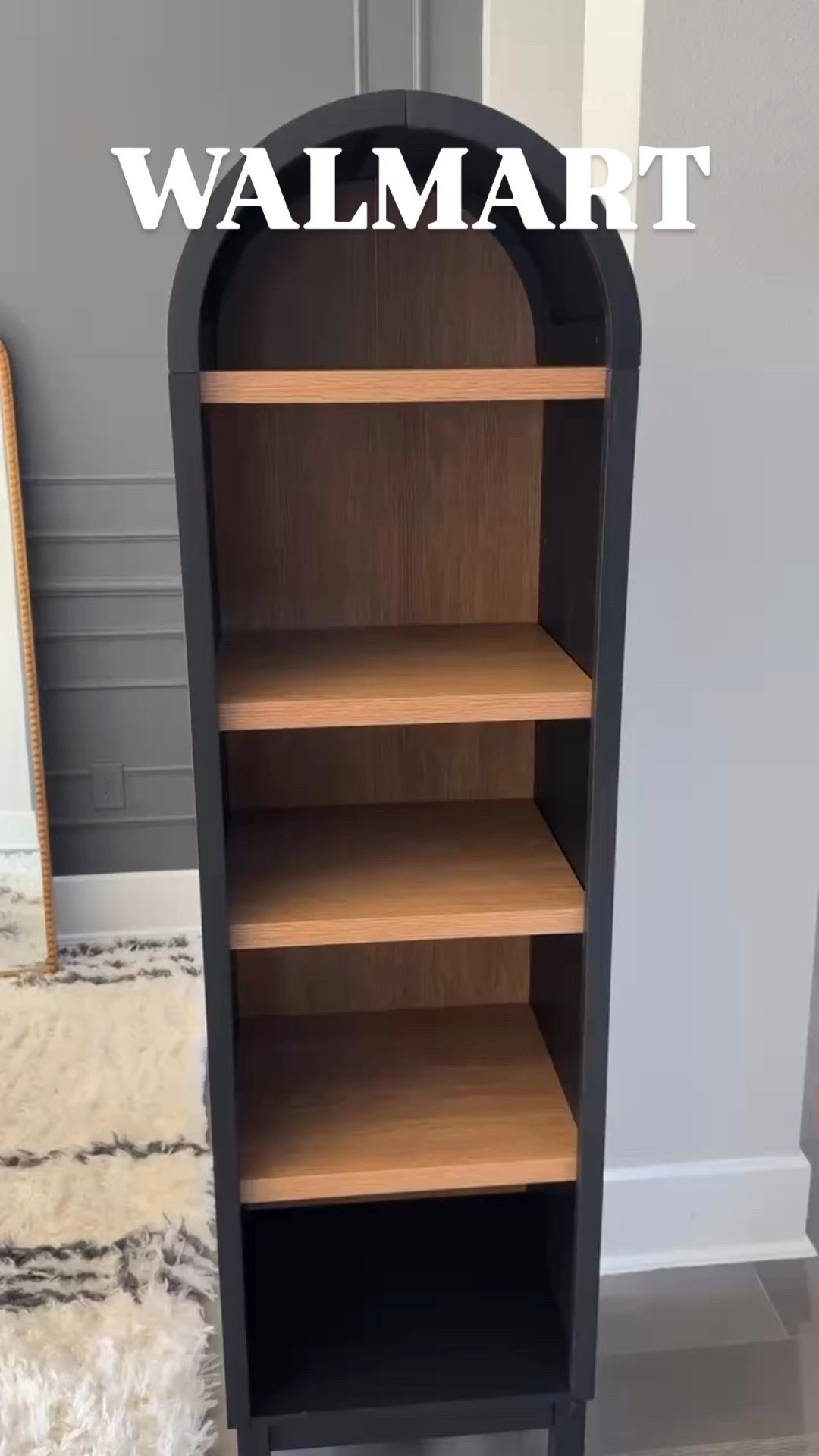 Walmart viral look for less arch bookcase!

#LTKHome #LTKSeasonal #LTKSaleAlert